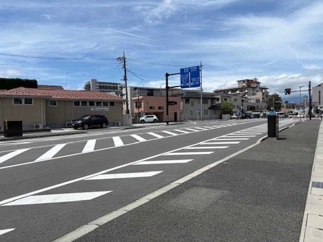 甲府の道路